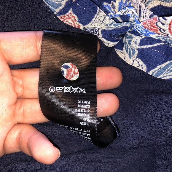 Anthropologie | Maeve Floral cold shoulder blouse - Picture 6 of 7